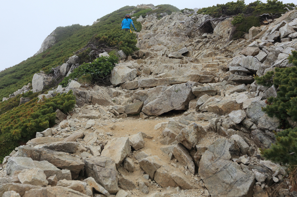 日本:後立山連峰之1~ 從八方尾根上唐松岳 日本:後立山連峰之1~ 從八方尾根上唐松岳
