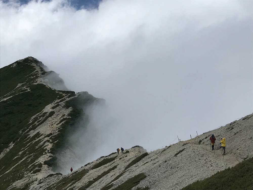日本：後立山連峰之1～ 從八方尾根上唐松岳