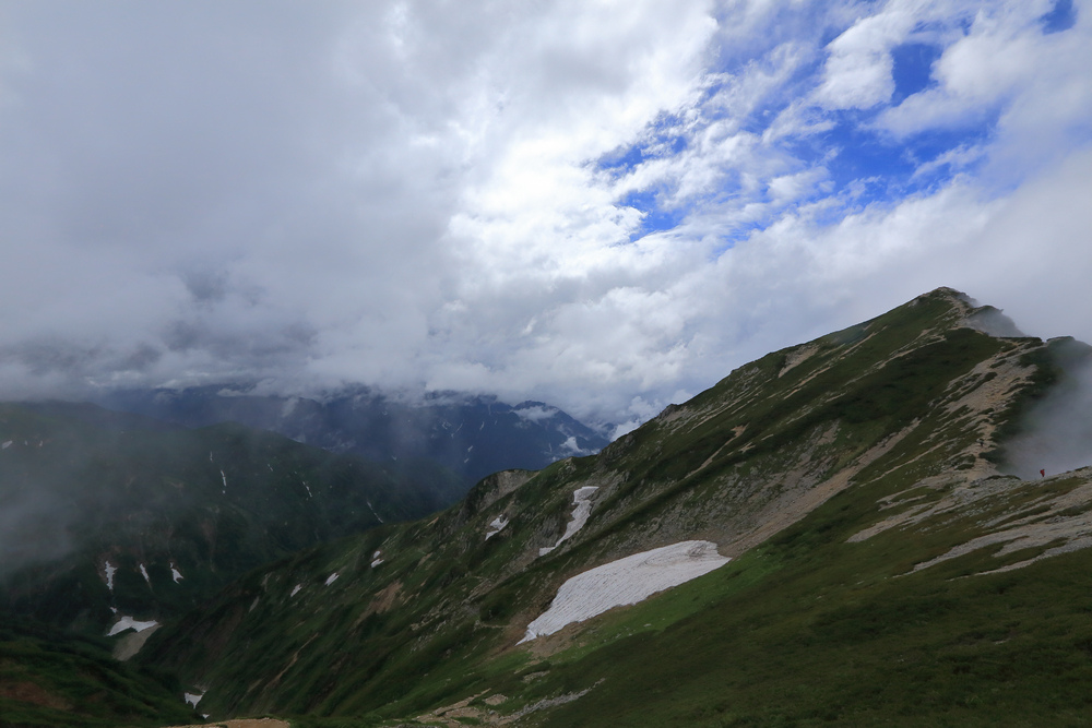 日本:後立山連峰之1~ 從八方尾根上唐松岳 日本:後立山連峰之1~ 從八方尾根上唐松岳