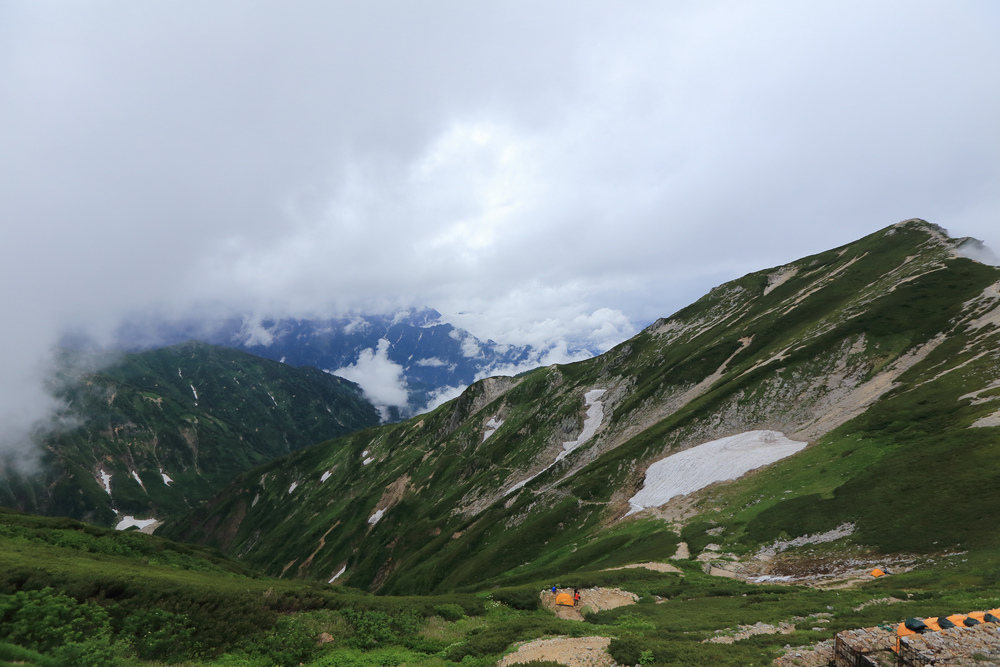 日本:後立山連峰之1~ 從八方尾根上唐松岳