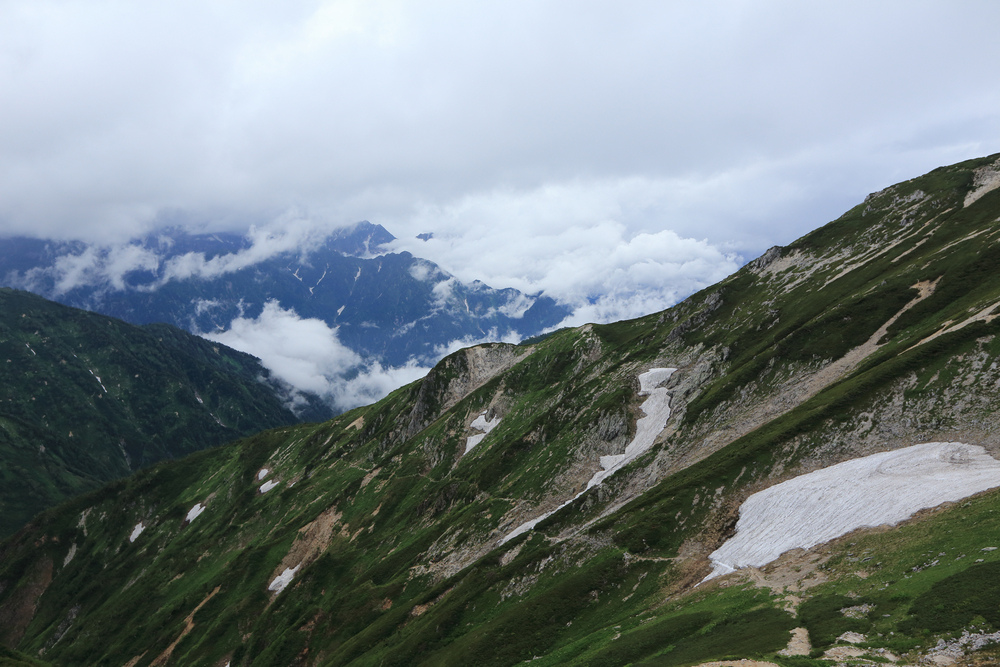 日本:後立山連峰之1~ 從八方尾根上唐松岳