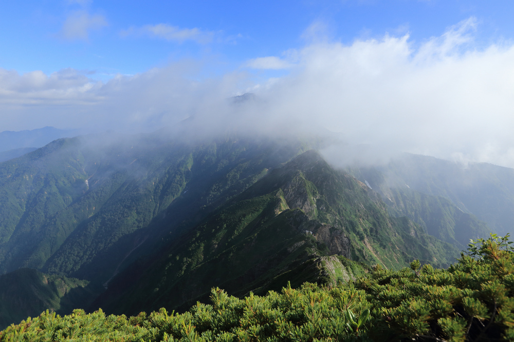 日本:後立山連峰之4~鹿島槍ヶ岳與冷池山莊