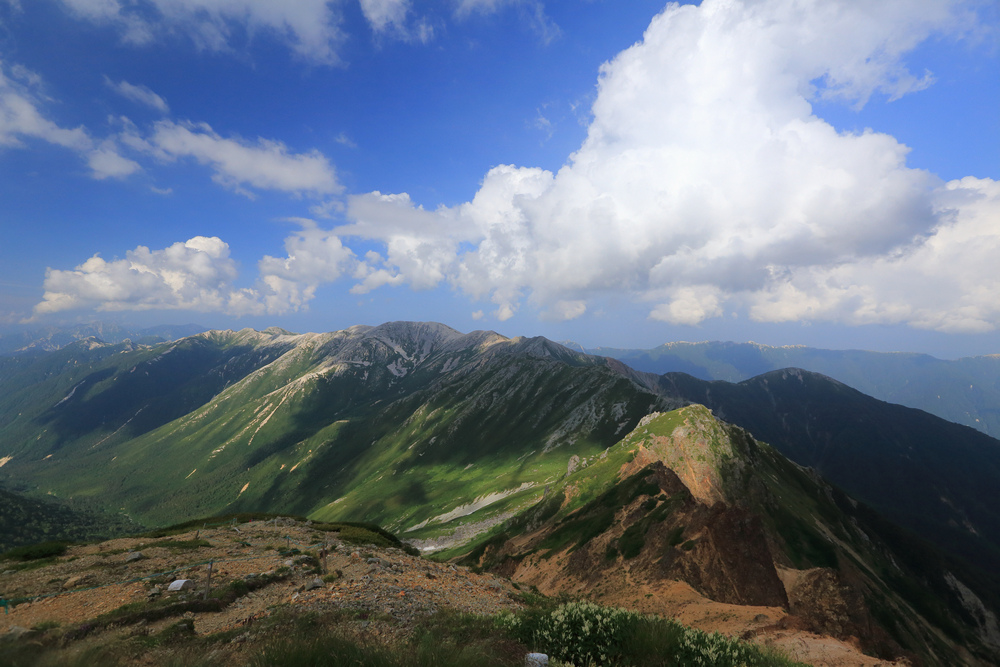 日本:裏銀座縱走-5~水晶小屋與水晶岳