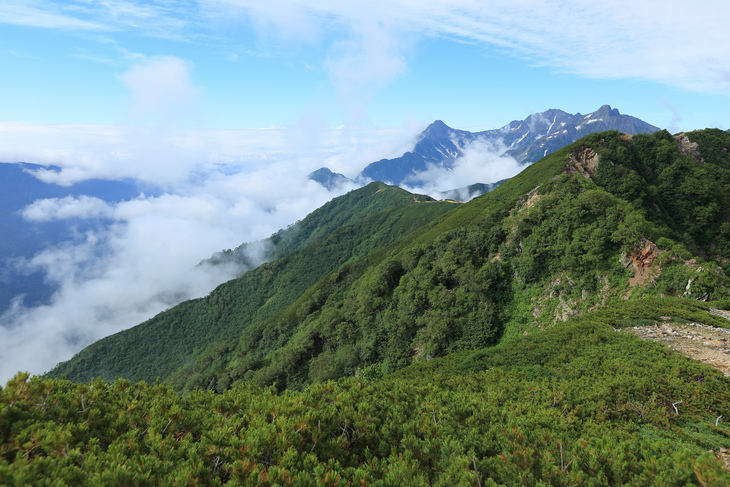 日本:燕‧槍‧表銀座縱走-4~槍的觀景台--喜作新道 日本:燕‧槍‧表銀座縱走-4~槍的觀景台--喜作新道