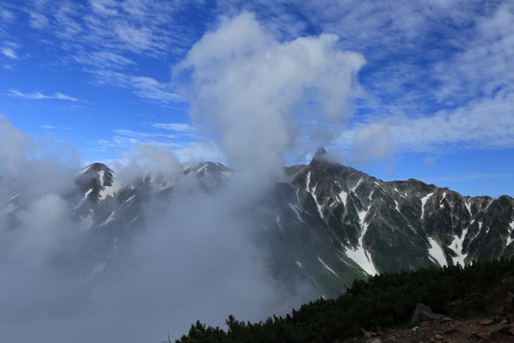 日本:燕‧槍‧表銀座縱走-4~槍的觀景台--喜作新道 日本:燕‧槍‧表銀座縱走-4~槍的觀景台--喜作新道